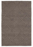 Oberg Wool Diamond Rug Grey Brown