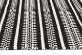 Ester Delicate Lace Woollen Rug Black