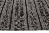 Ester Delicate Lace Woollen Rug Charcoal