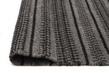 Ester Delicate Lace Woollen Rug Charcoal