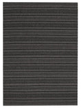 Ester Delicate Lace Woollen Rug Charcoal