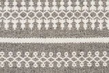 Ester Delicate Lace Woollen Rug Grey