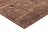 Luxe Modern Distressed Rug Brown