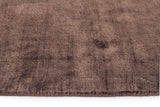 Luxe Modern Distressed Rug Brown