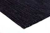 Ida Modern Wool Rug Midnight Blue