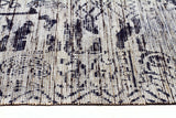 Ella Viscose Flatweave Rug Silver Navy