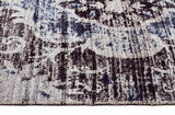 Shirley Viscose Flatweave Rug Silver Navy