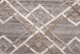 Winter Silver Stream Modern Rug