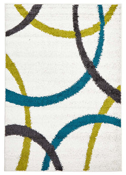 Brooklyn Shag Rug White