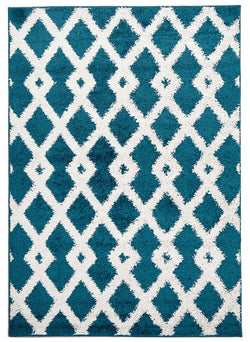 Cascade Shag Rug Blue