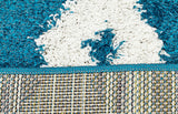 Cascade Shag Rug Blue