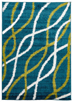 Festival Shag Rug Blue