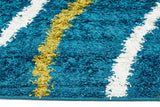 Festival Shag Rug Blue