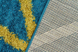 Festival Shag Rug Blue