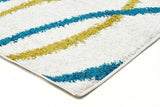 Festival Shag Rug White