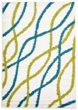 Festival Shag Rug White