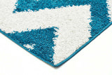 Chevy Shag Rug Blue