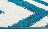 Chevy Shag Rug Blue