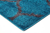 Shadow Shag Rug Blue