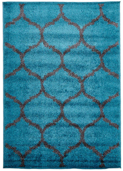 Shadow Shag Rug Blue