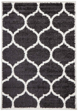 Shadow Shag Rug Charcoal