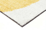 Enigma Shag Rug Yellow Charcoal White